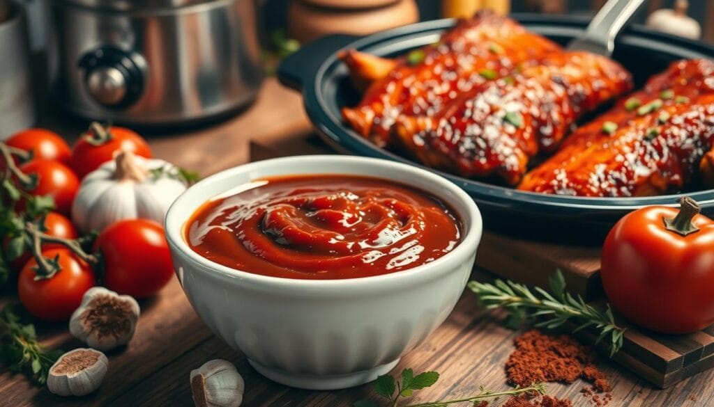 Homemade BBQ Sauce for Beef Ribs in Crock Pot