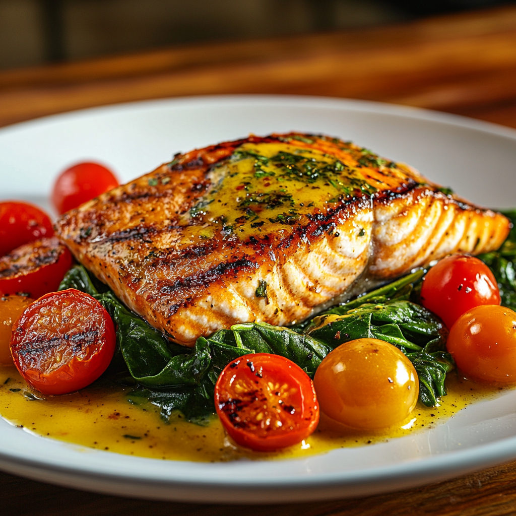 Flavorful Salmon and Spinach Recipe