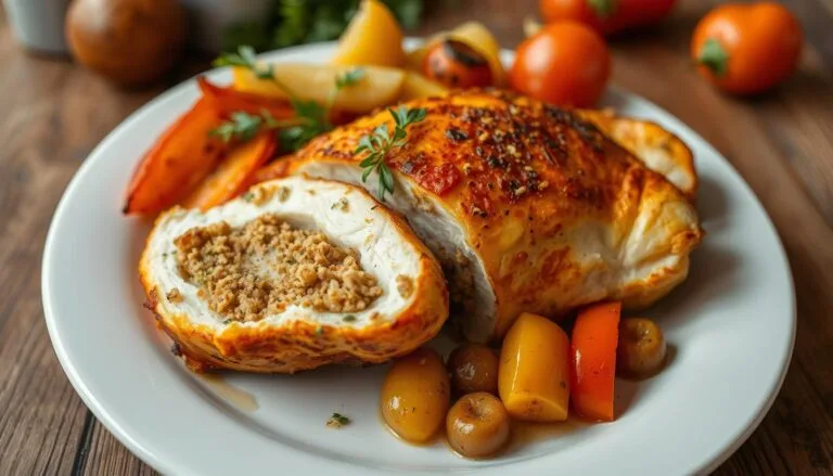 baked stuffed chicken breast recipes with stuffing