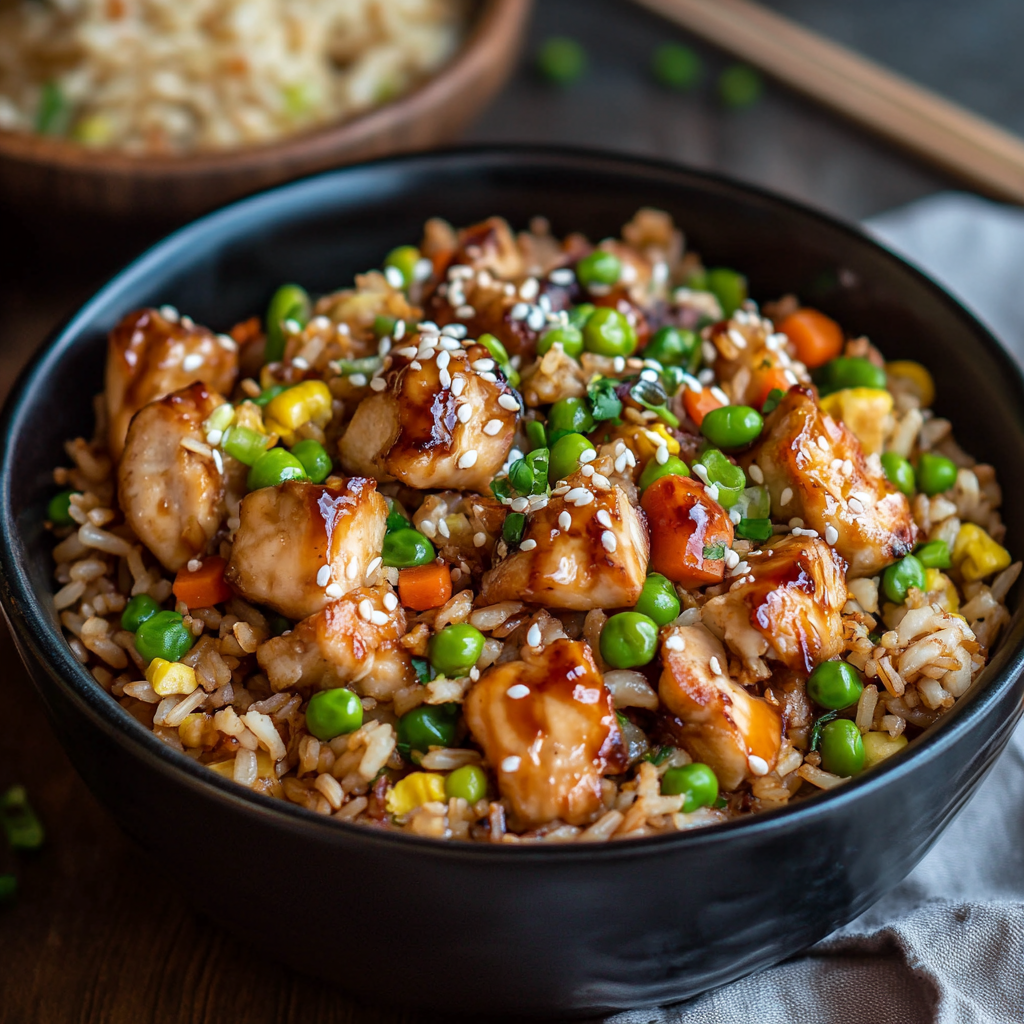 Teriyaki Chicken and Fried Rice recipe